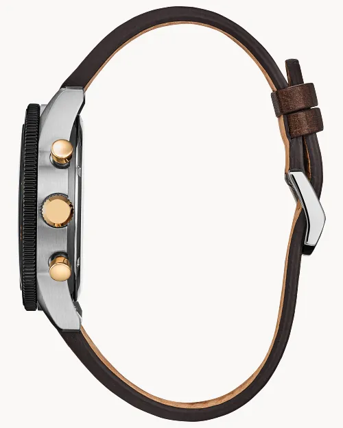 Terra Force Brown Dial Leather Strap CA4746-08X | CITIZEN Terra Force Brown Dial Leather Strap CA4746-08X | CITIZEN